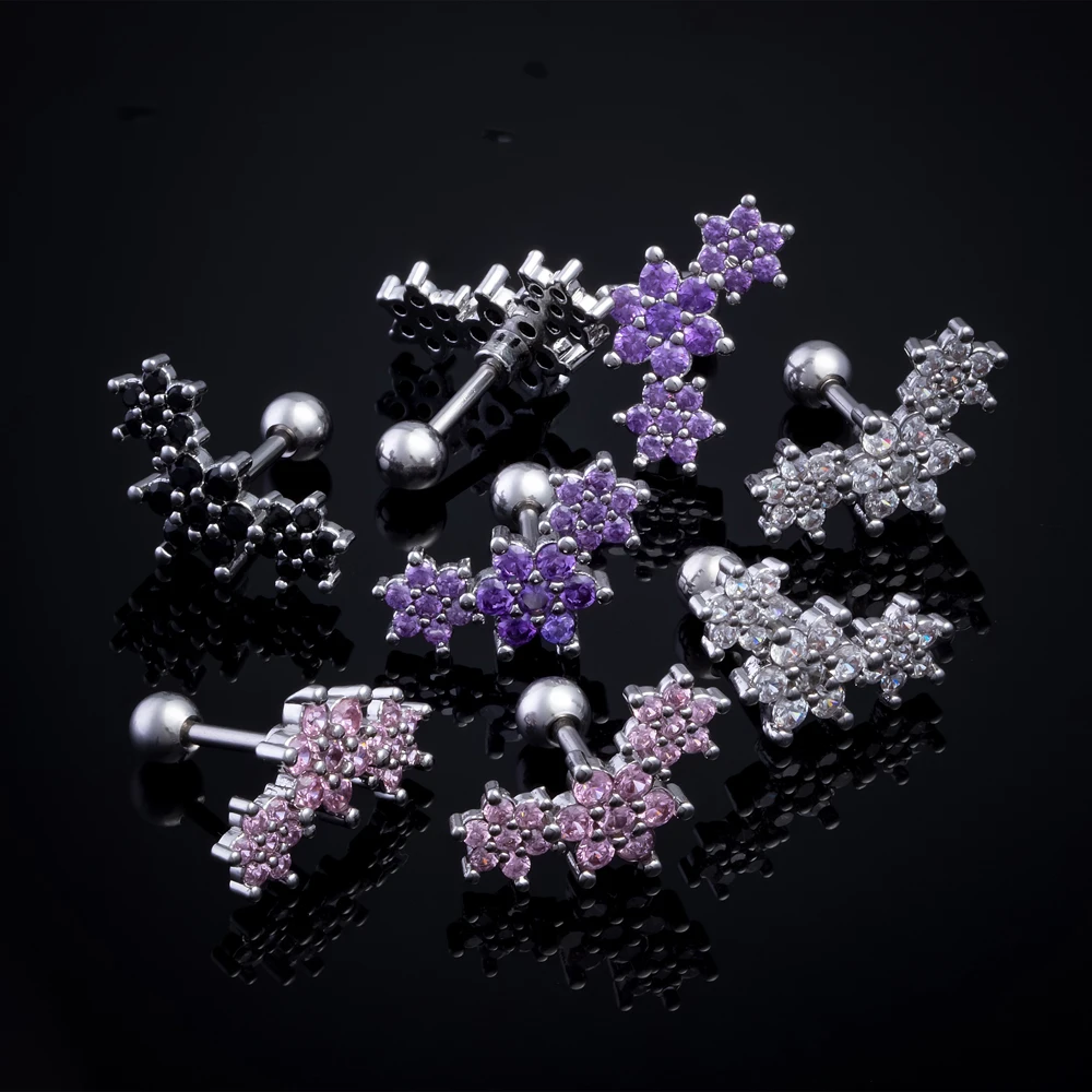 Женские серьги из хирургической стали пикантное ювелирное украшение для