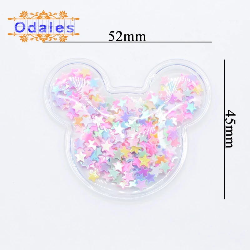 8 шт. блестки вышивка нашивки для головы мышки шитья обувь сделай сам заколки