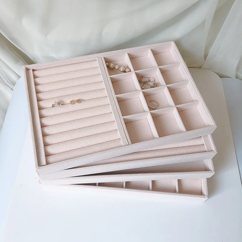 Вельветовый лоток для сережек хранения ювелирных изделий | Украшения и