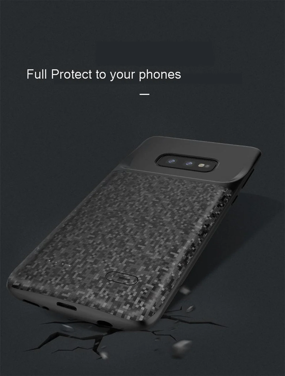 Vogek 5000 мАч чехол для зарядного устройства для samsung Galaxy S10 Plus внешний портативный внешний аккумулятор чехол для аккумулятора для samsung S10 S10E
