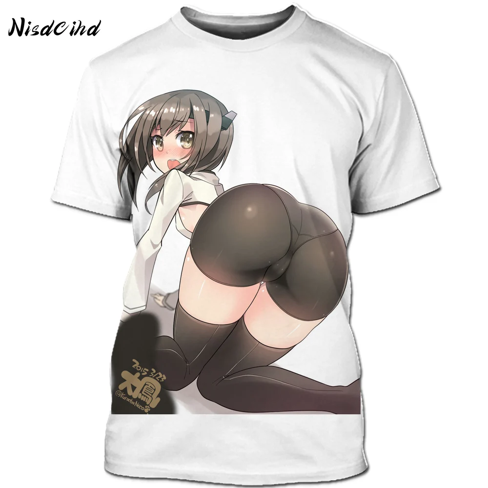 

Японское аниме мужские 3D печать бикини для косплея Hentai Kikuchi сексуальная девушка летняя футболка с коротким рукавом хип-хоп забавная уличная...