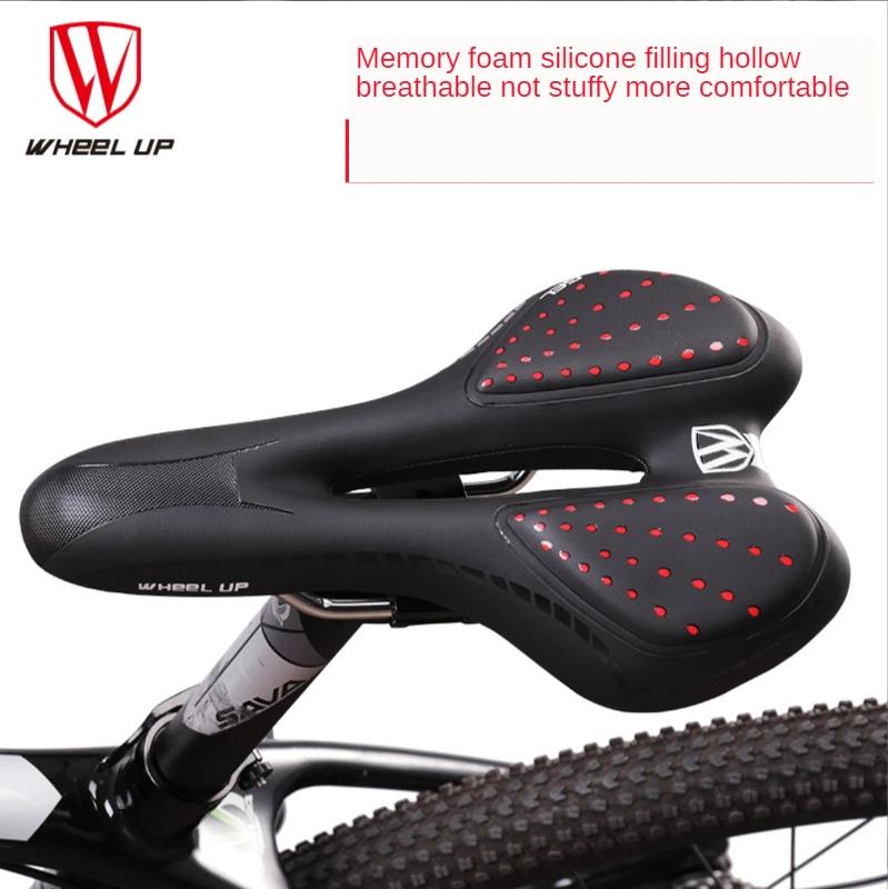 

Wheelup Bicycle Saddle Cushion Cycling Equipment Accessories Mountain Bike Silicone Imitation Leather Front Seat Mat Men