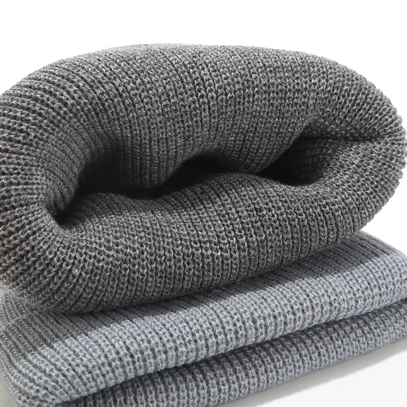 Осенне-зимние шапки для женщин вязаная шапка без полей мешковатая Кепка с дыней