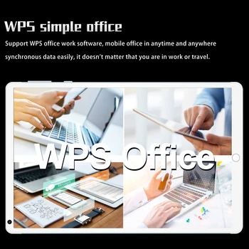 Tablet S18 12GB RAM 512GB ROM 8.1 Inch 8800mAh Global Firmware PC Google Play WPS Office WIFI GPS Android 11 32MP Camera 10 Core Other Image