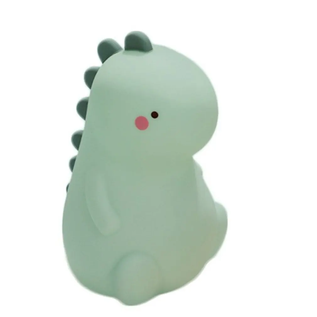 

Small Night Light Charging Cute Pet Dinosaur Silicone Pat Light Colorful Children's Gift Light Touch Dimming