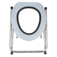 1pc foldable bathroom toilet chair portable toilet stool potty chair for the old pregnant woman outdoor camping hiking travel