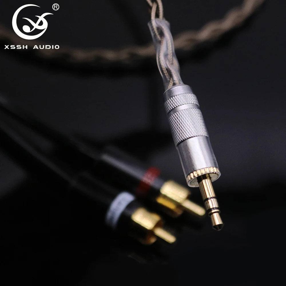XSSH йиво из бескислородной чистой меди мягкая 3 5 мм наушники Удлинительный кабель