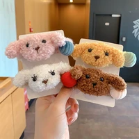 curly haired puppy hair rope cute autumn and winter hairy head rope girl tie hair small rubber band hair ring hair accessories