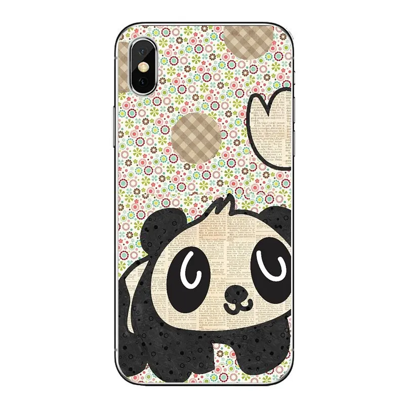 Мягкие прозрачные чехлы для samsung Galaxy A5 A6 A7 A8 A9 J4 J5 J7 J8 2017 2018 Plus Prime lovely Chinese Panda |