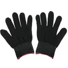 2 пары, нейлоновые черные Антистатические Рабочие перчатки, вязаные рабочие садовые перчатки, защитная рукоятка для рук, белая