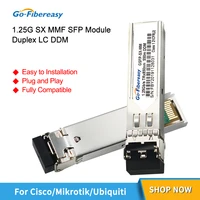 gigabit sfp module 1g 850nm mini gbic 1000base sx sfp transceiver module multimode lc ddm 550m for ciscomikrotik switch module