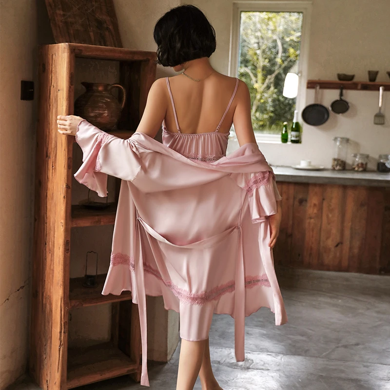 Пикантное кимоно для подружки невесты в подарок шелковые халаты женщин халат