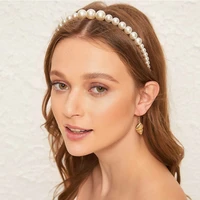 pearl headband princess temperament pressure hair headdress super fairy net red bridal hair accessories retro woman headband