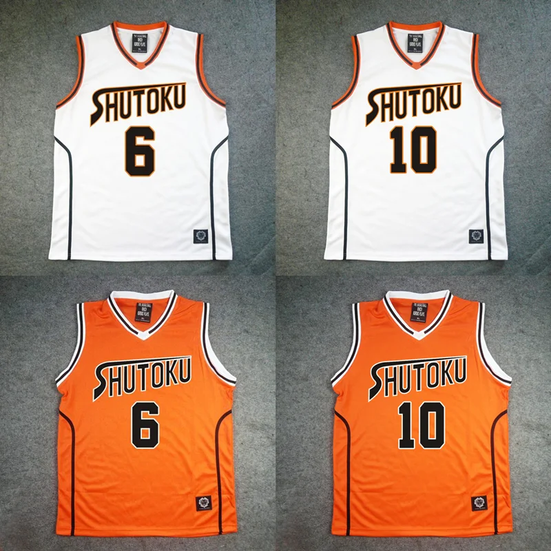 Аниме Kuroko No Basuke Shutoku Takao Kazunari Midorima Shintaro Ootsubo Taisuke Kimura Shinsuke баскетбольная майка