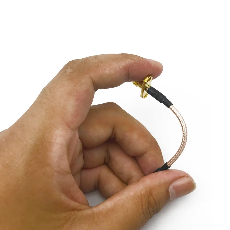 85mm MMCX To SMA RP-SMA Female Flange FPV Antenna Extension Cord Cable with Holder for RC Drone Racing | Игрушки и хобби