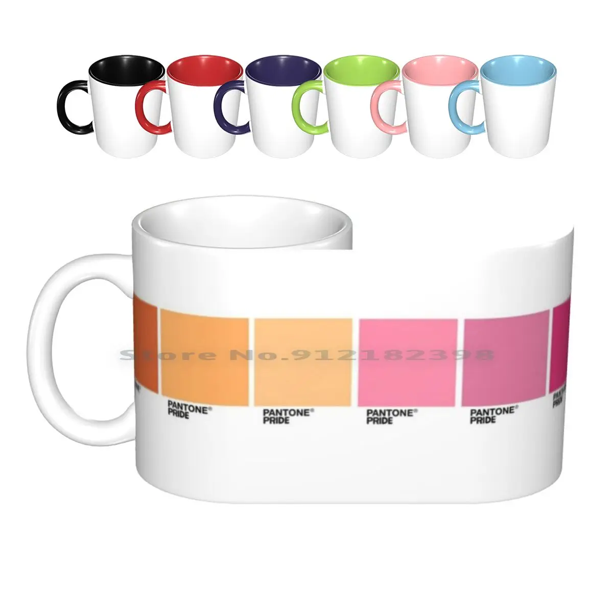 

Лесбийские гордости пантоны Керамические Кружки Кофейные чашки молочный чай Кружка гордость геи ЛГБТ лесбиянок бибисексуал