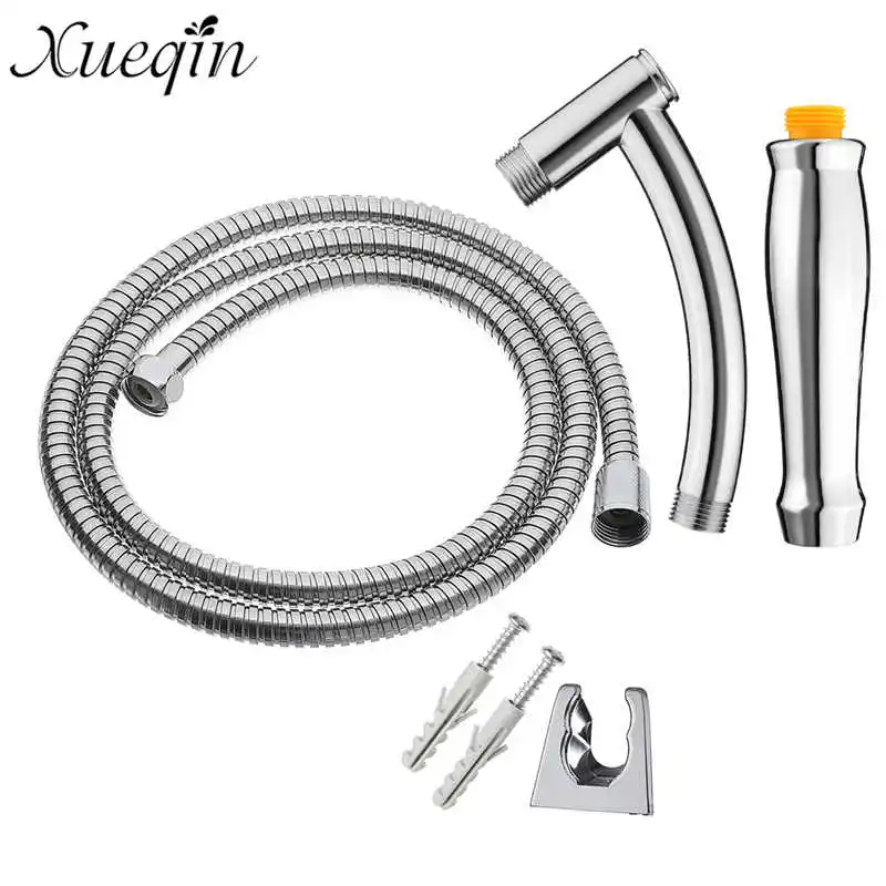 

8 Inch Square Ultra-thin Rainfall Shower Head With 1.5m Stainless Steel Hose Shower Holder Celling Mounted Shower Head Set