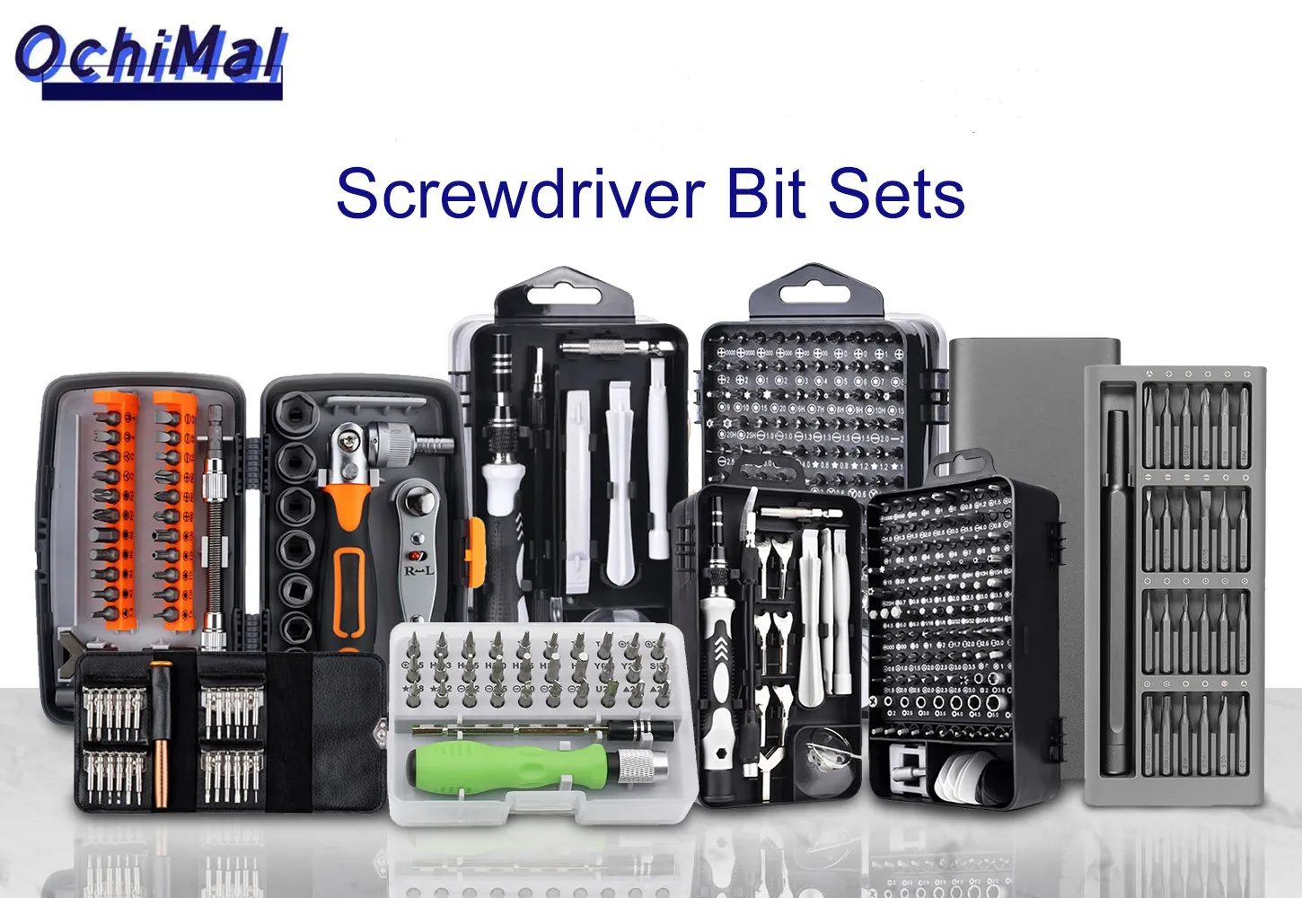 

Multifunction Screwdriver Set 135 in 1 Professional Hex Torx PH2 Tips Magnetic Bits Screw Driver Mini Tool Case for Repair