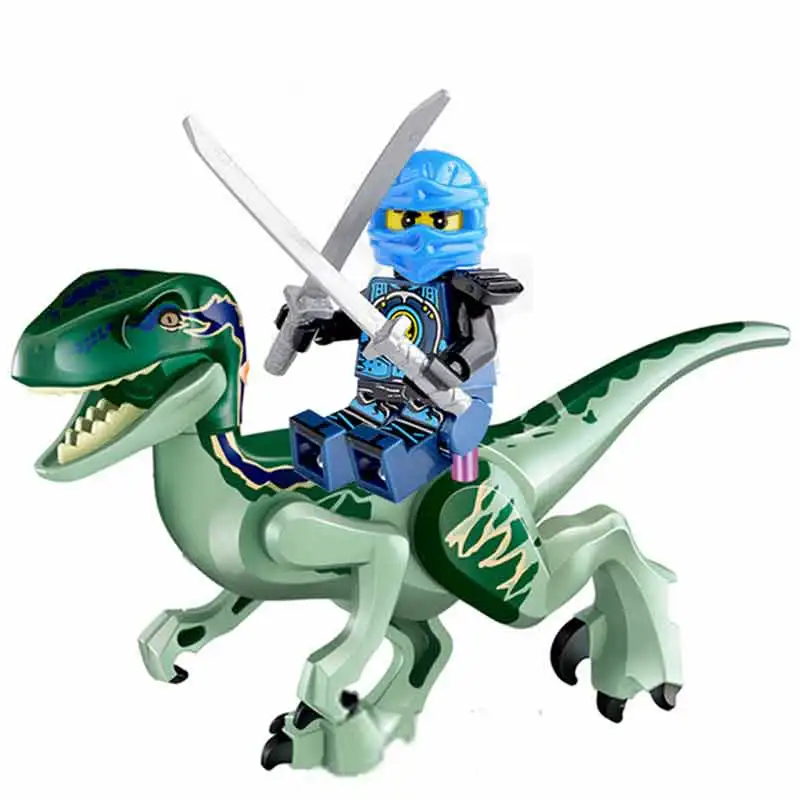 Динозавры из Юрского периода Ninjago, кубики, строительные блоки-головоломки, оригинальные игрушки динозавров для детей, подарки
