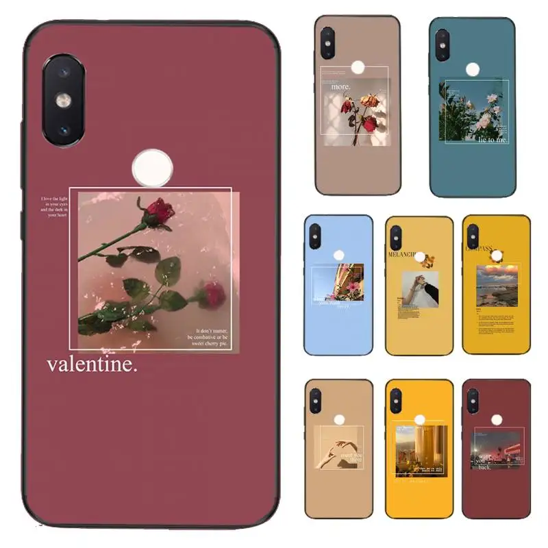 Отличная арт рисунком цветущего цветка голубое небо морской чехол для телефона