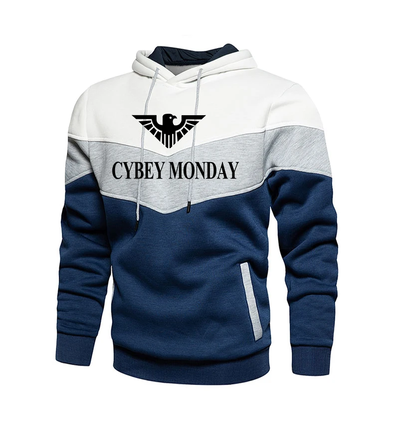 

CYBEY-MONDAY новые худи Для мужчин толстовки с капюшоном и длинным рукавом с капюшоном толстовки с животным принтом