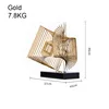 

Fashion Dali Unique Rose Gold Metal Ornaments Decoration Home Office Decor Crafts For Lobby