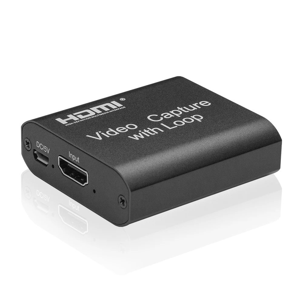4K 1080p Capture Card HDMI-compatible to USB 2.0 Graphics Recorder Box for Live Streaming Video Recording | Компьютеры и офис