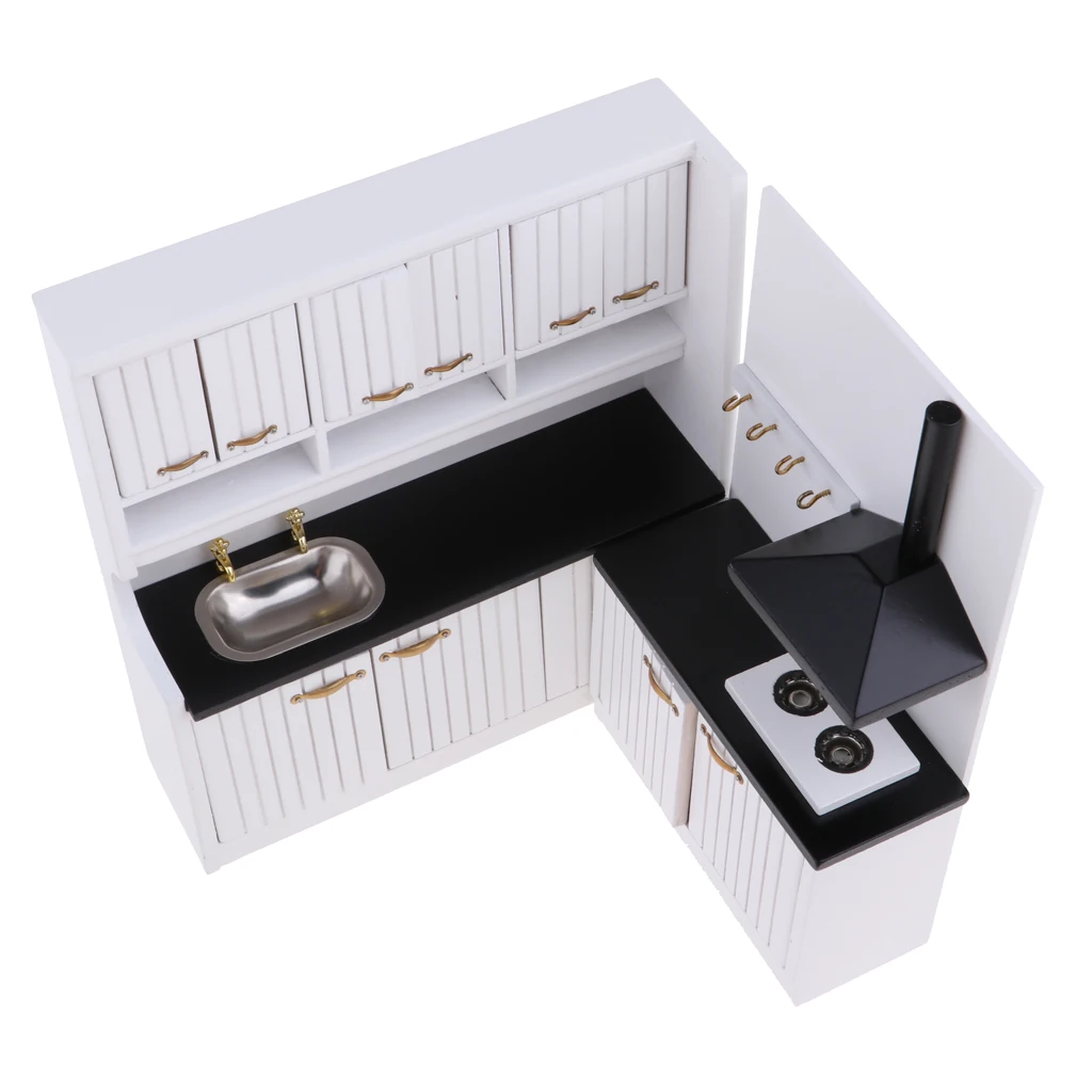 

Doll Furniture Dollhouse Furniture Furniture Kit for Dollhouse - Kitchen