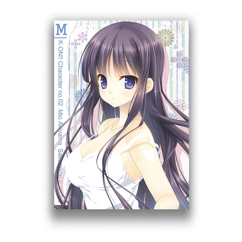 Japanese animeK-ON White Coated Paper Prints High Definition Clear Image Livingroom Bedroom Bar Decoration Home Art Brand | Дом и сад