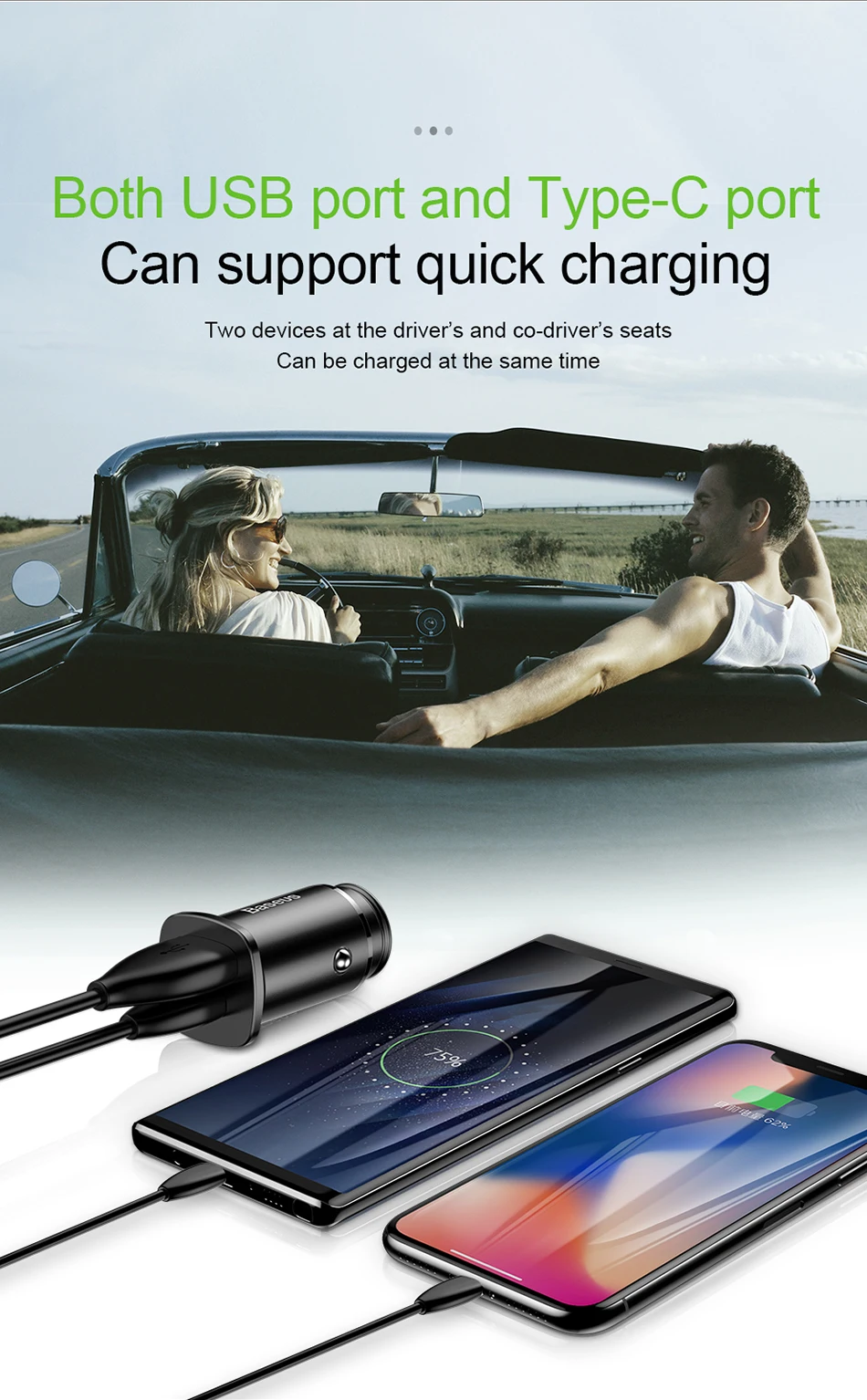 Baseus 30 Вт автомобильное зарядное устройство USB C PD быстрое зарядное устройство для iPhone 11 Pro Max Быстрая зарядка 4,0 3,0 зарядное устройство для телефона Xiaomi HUAWEI samsung