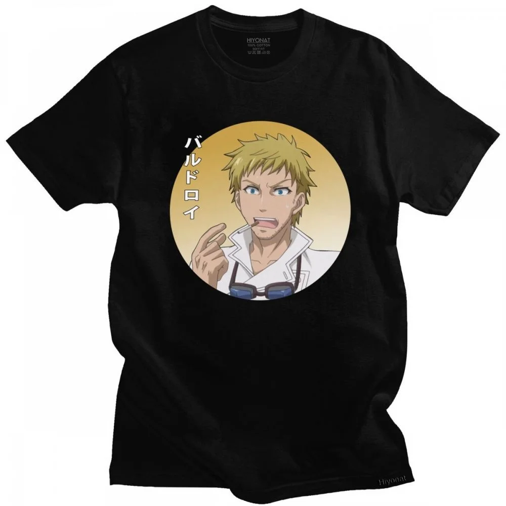 

Детская короткая футболка с героями из японского сапоги для косплея Темный дворецкий Футболка мужская Аниме имя Baldroy футболка из хлопка с к...