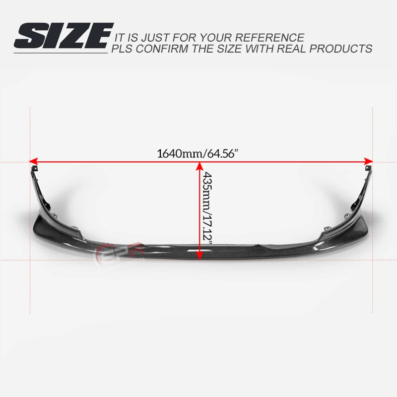 Передняя губа из углеродного волокна для F56 Mini Cooper S DAG Style (только передний бампер