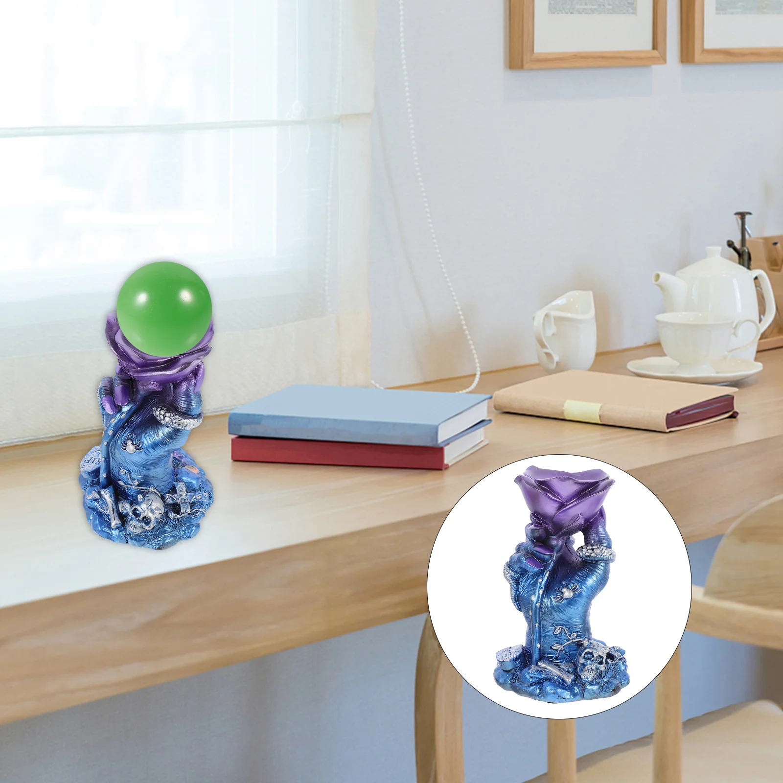 

1Pc Crystal Holder Resin Display Stand Base Creative Desktop Decoration