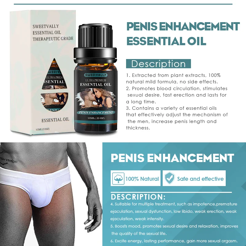 10 мл мужской массаж эфирное масло пенис увеличение т быстрая эрекция усиливает