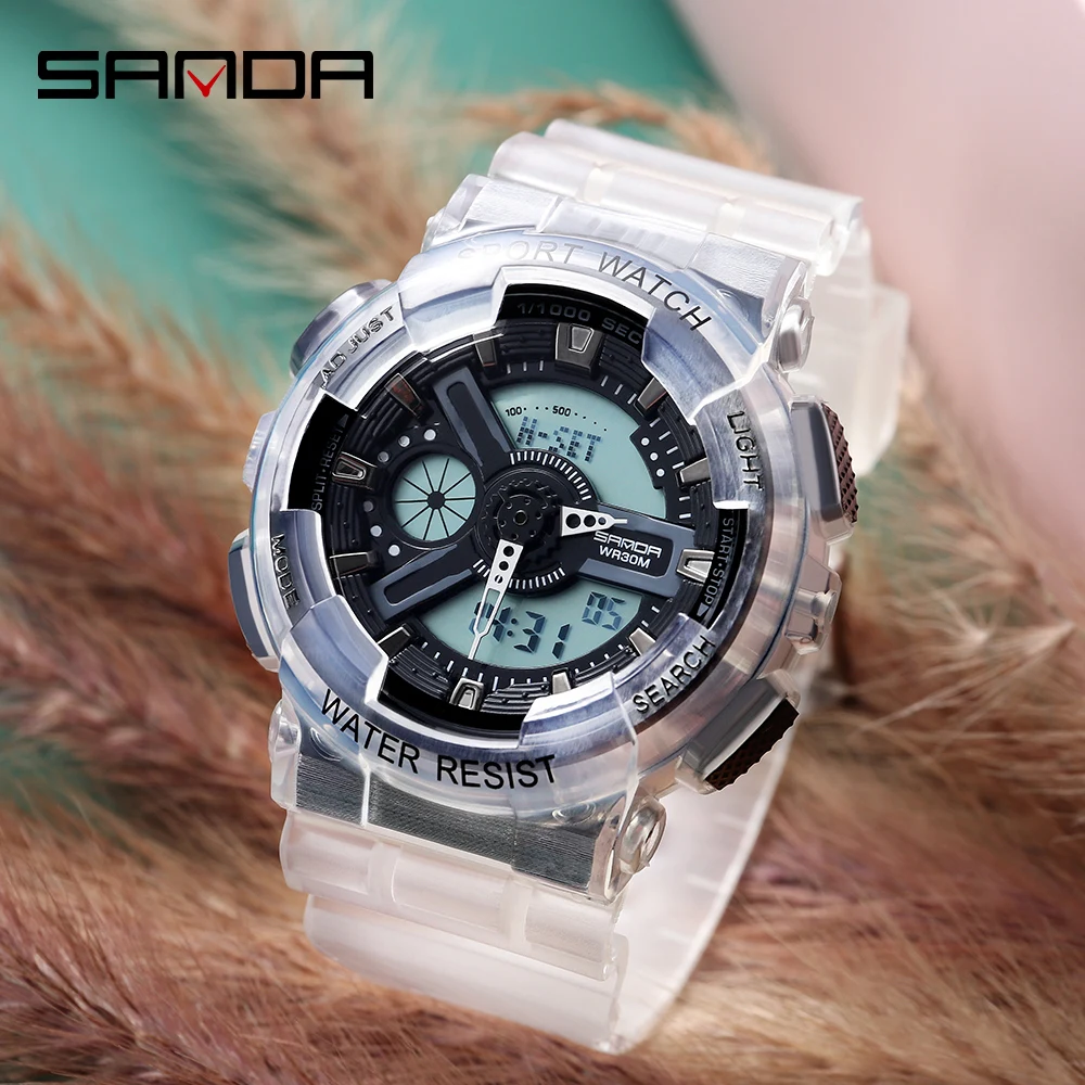 

SANDA G style Men Watch Top Brand Waterproof Outdoor Sports Clock S shockproof Waterproof Quartz Couples Watch relogio masculino