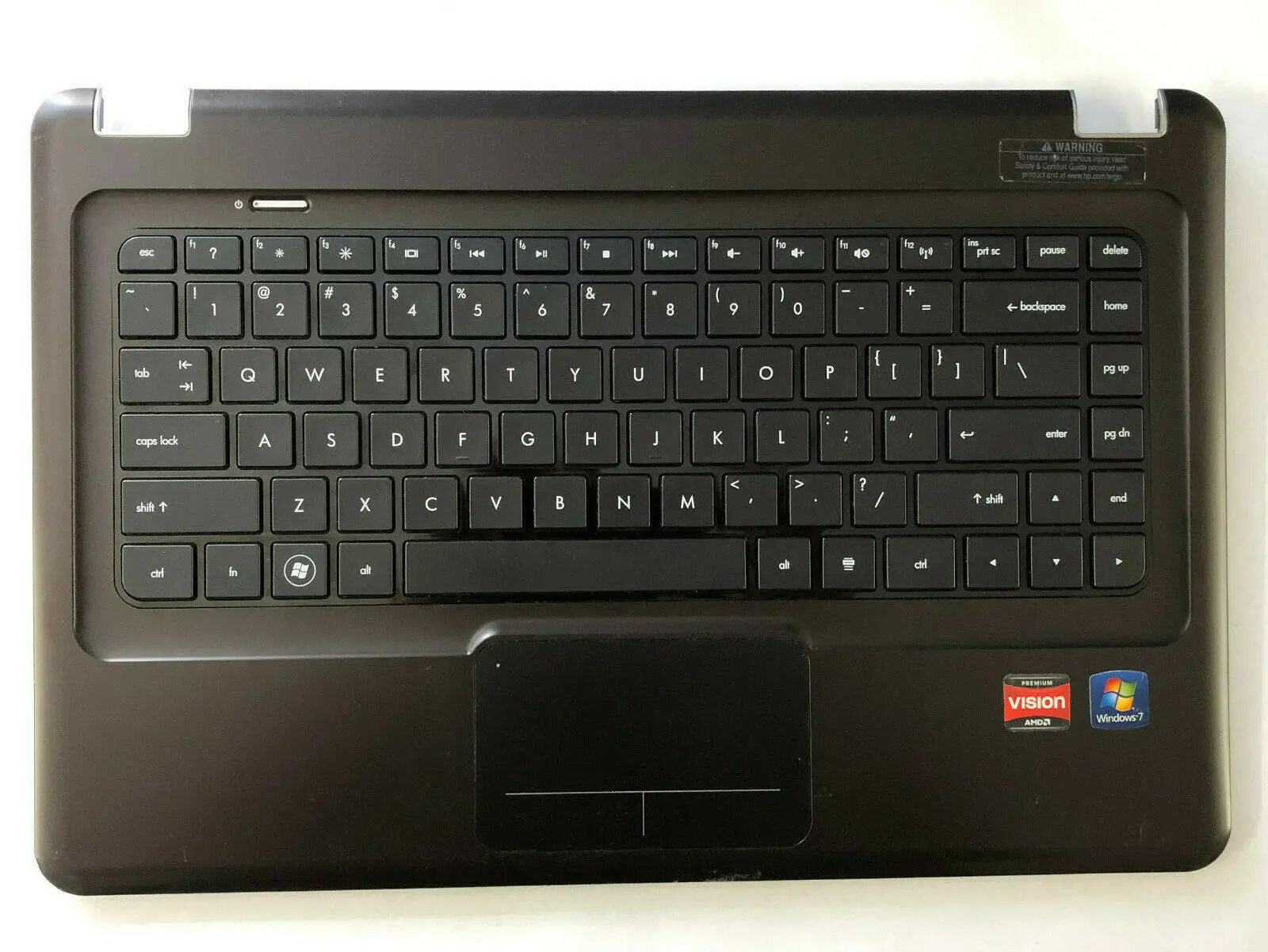 

HP DV5-2000 Series Palmrest + Touchpad + Keyboard 606885-001