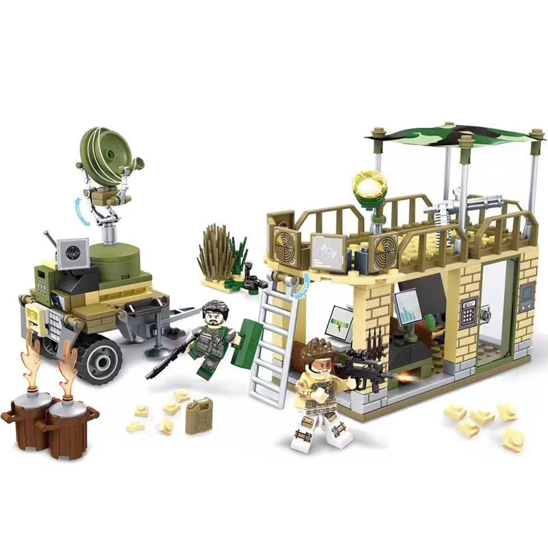 Military War Front Commander Army Police SWAT Building Blocks Bricks Children's Educational Toys Compatible with City
