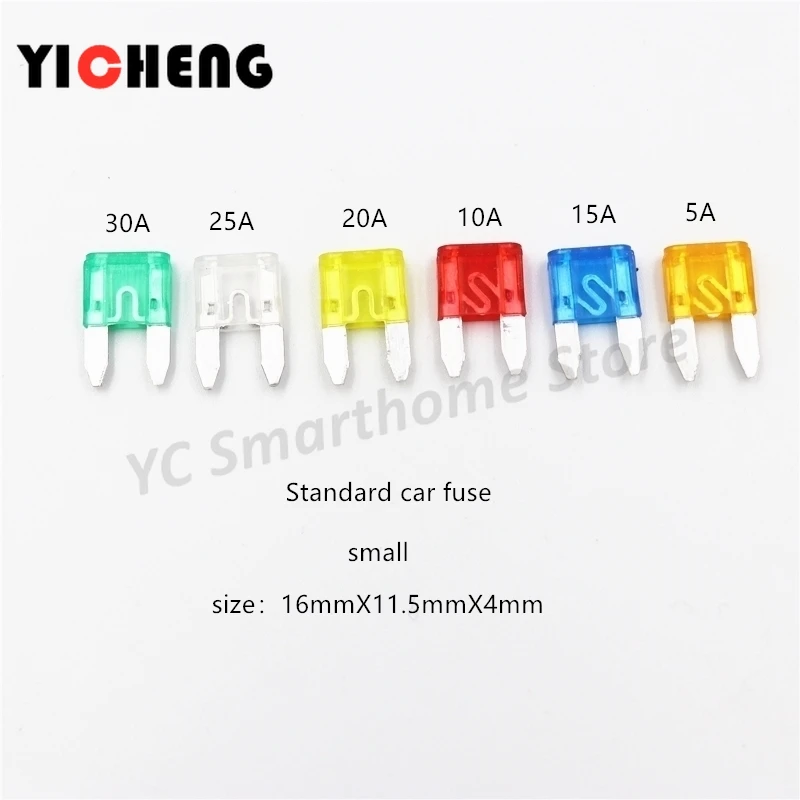 

60pcs automobile small plug-in fuse car fuse 5A-30A