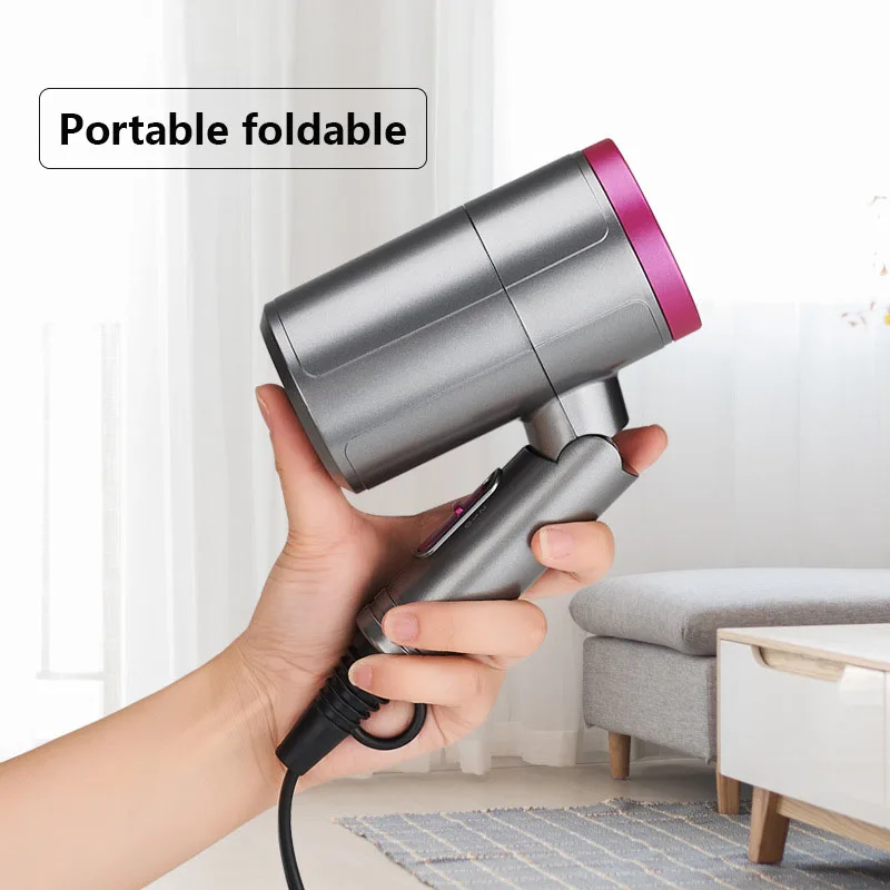 Профессиональный складной фен для волос мощный Фен с отрицательными ионами