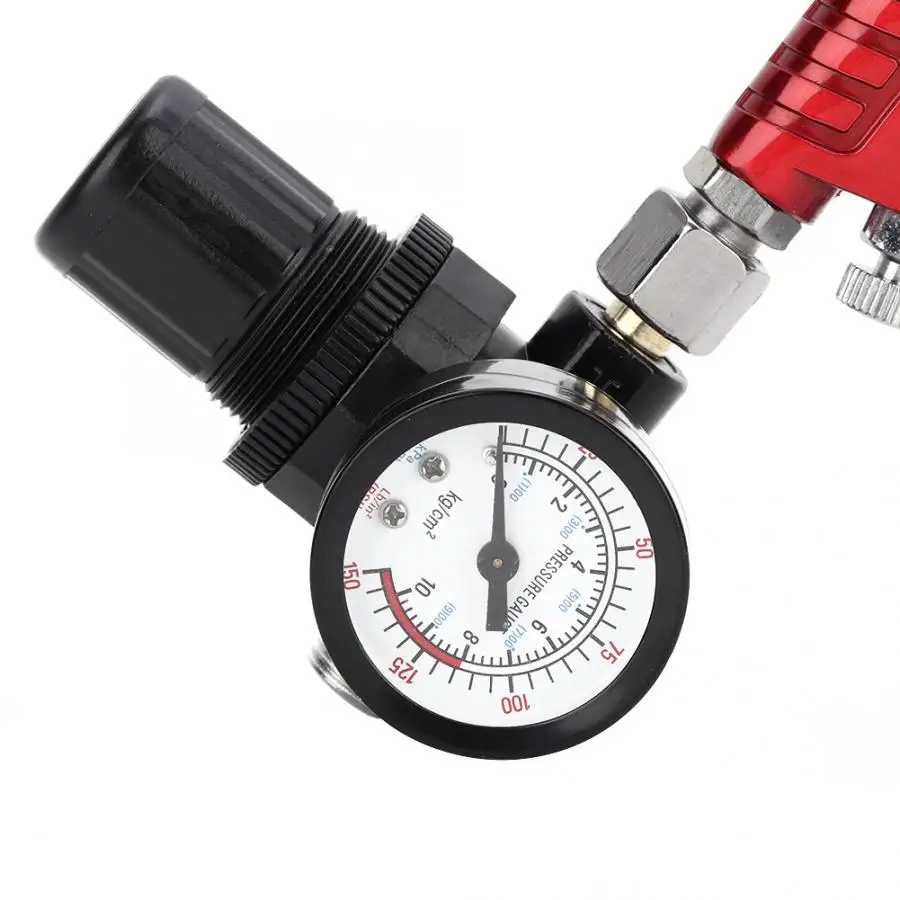 

600mL HVLP Air Spray Gun Auto Car Primer Repair Paint Sprayer with Air Pressure Valve Spray Paint