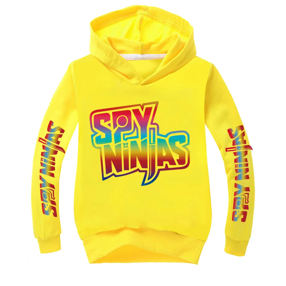 

SPY NINJA Child Wear Fashion Boy Hooded Tshirt Fall Boutique Outfits Baby Girl Sweatershirt Kids Spring Tops 2021 Toddler Shirts