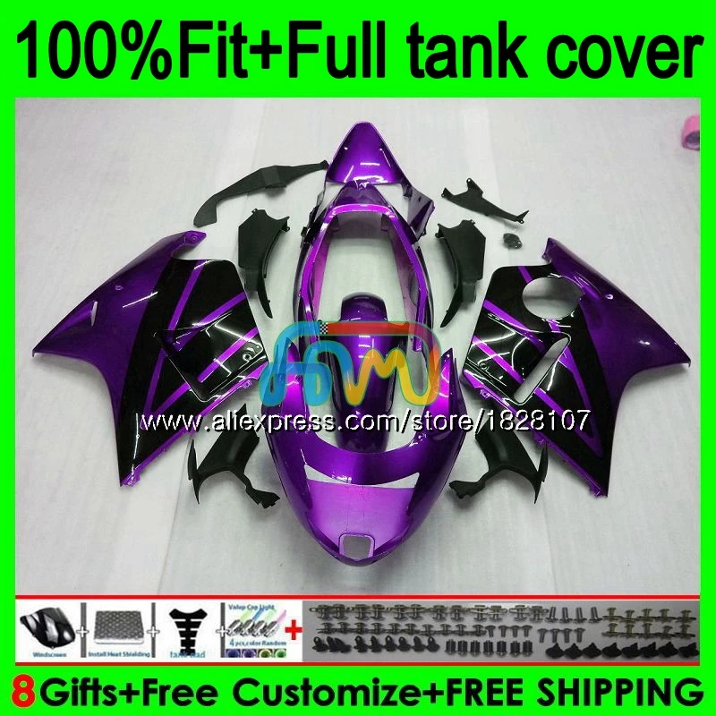 

OEM обтекатель для HONDA Blackbird CBR1100XX 1996 97 1998 99 2000 01 138b. 63 CBR 1100 XX 2002 03 фиолетовый черный 2004 05 2006 2007