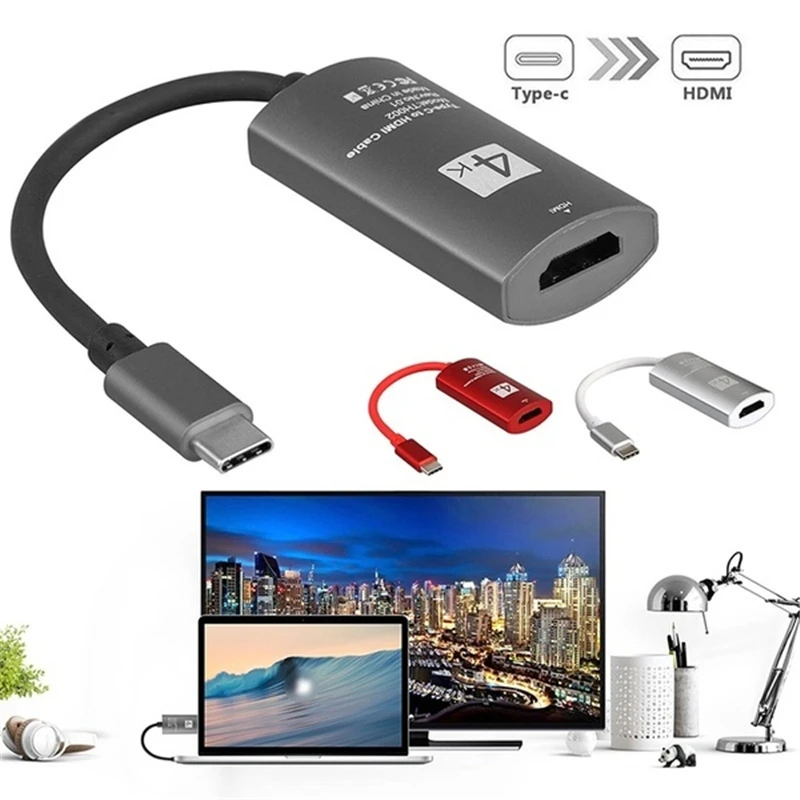 Type C USB-C-3 1 usb-хаб HDMI Thunderbolt 3 адаптер для MacBook samsung Galaxy S9 huawei P20 mate 20 Pro ТВ дисплей |
