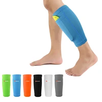 1 pair soccer shin guard pad sleeve knee leg support football compression calf sleeve shinguard for adult teens children