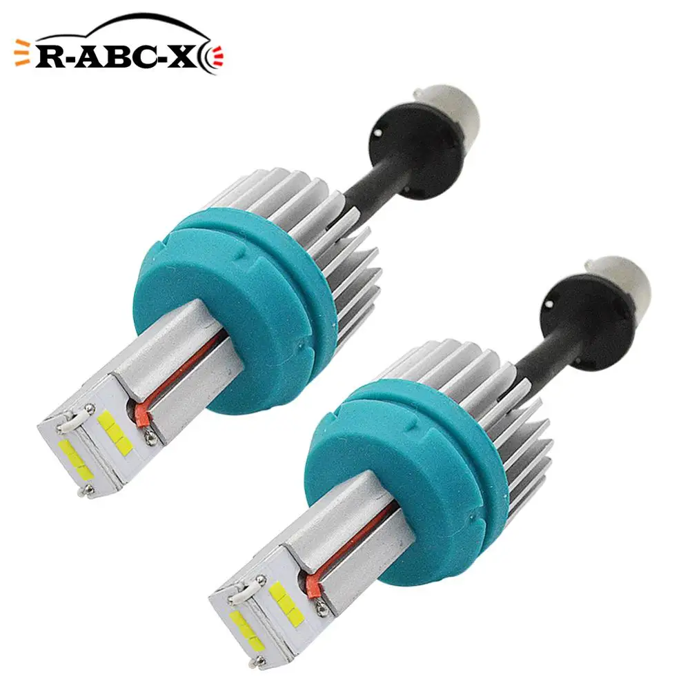 

2 шт., автомобильные светодиодсветодиодный лампы 9smd CSP 1156 ba15s t15 w16w, 1000 лм, 10-30 в