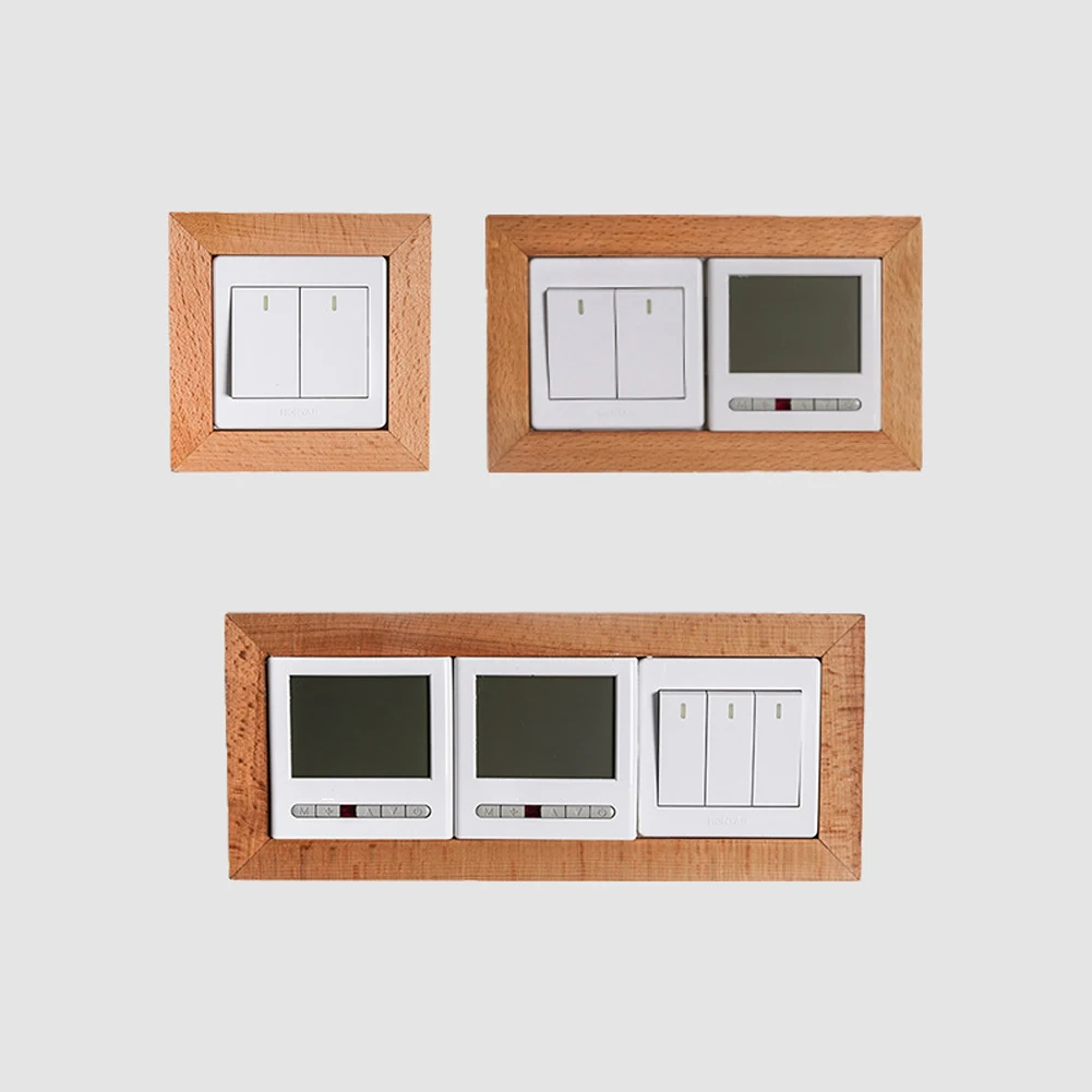 Панель крышка украшения защитный переключатель рамка прочный деревянный дом