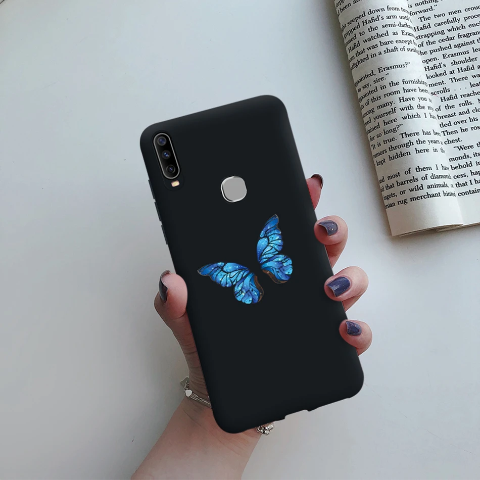 Силиконовый чехол для Vivo Y12 Y15 Y17 Y3 Y19 1915 U3 1904 задняя крышка милый кот кактус