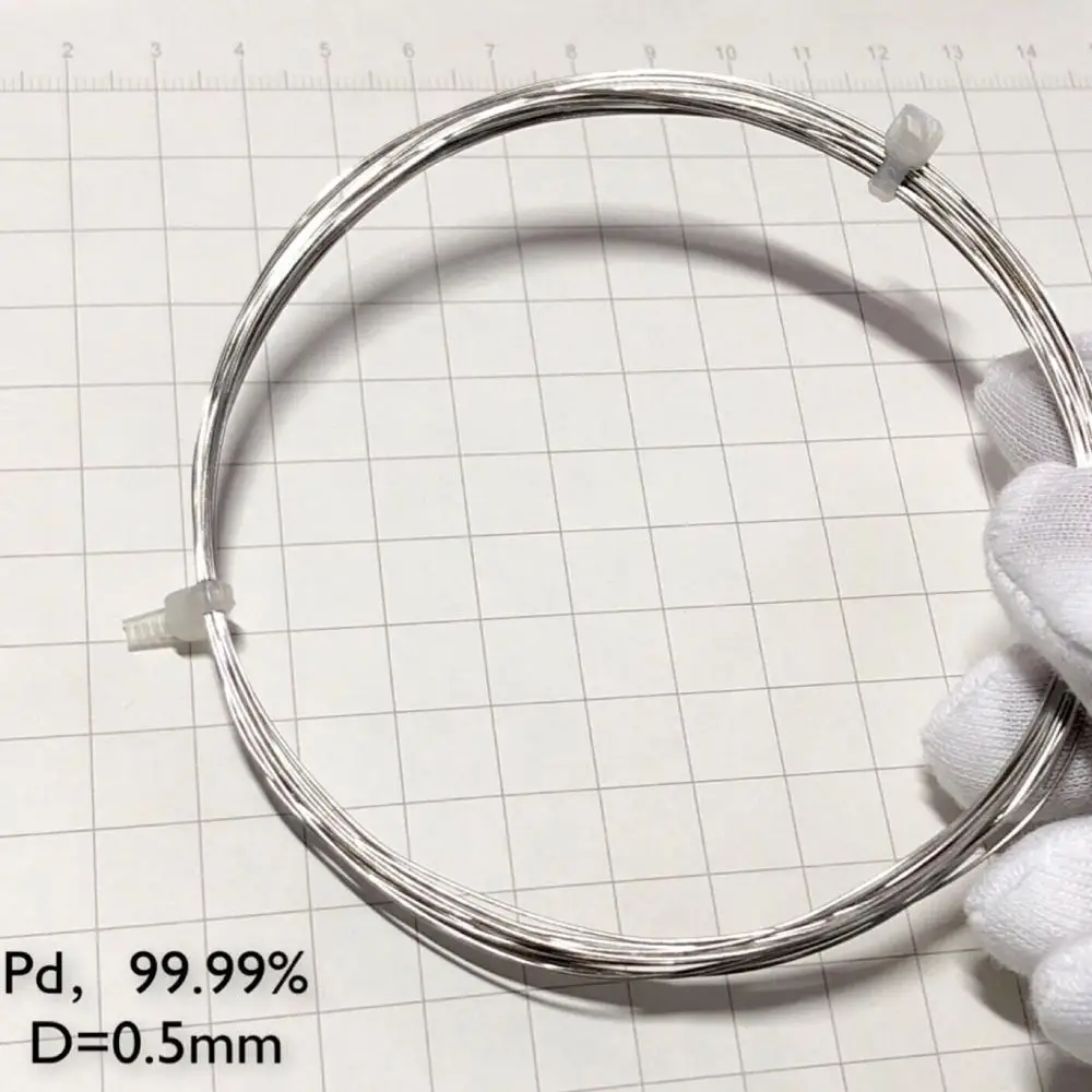 

Palladium metal Wire 99.99% Element Pd Pure Diameter 0.5mm