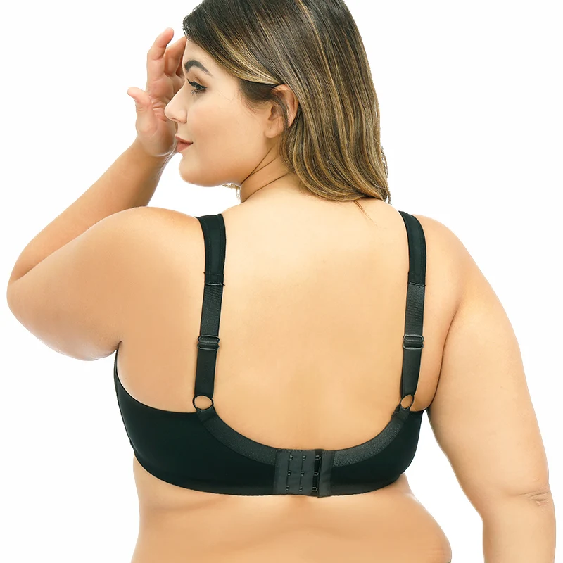 Для женщин хлопок без подкладки полный охват Поддержка бюстгальтер косточек