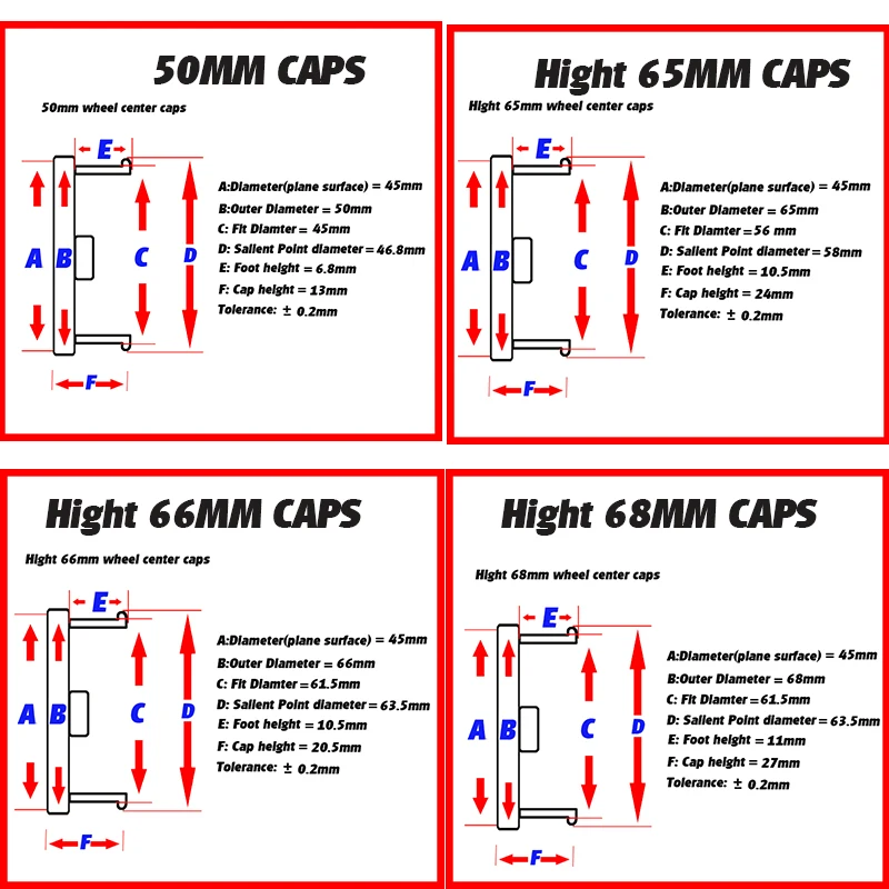 4 шт. 50 мм 56 60 64 65 66 68 для Vossen значок эмблема наклейки на автомобильное колесо